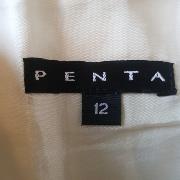 Off white size 12 dressy lightly shiny night top - Picture 5 of 5